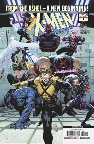 X-MEN #1 RYAN STEGMAN 2ND PRINTING VAR CVR A cover image