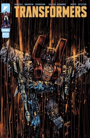 TRANSFORMERS #13 CVR A DANIEL WARREN JOHNSON & MIKE SPICER cover image