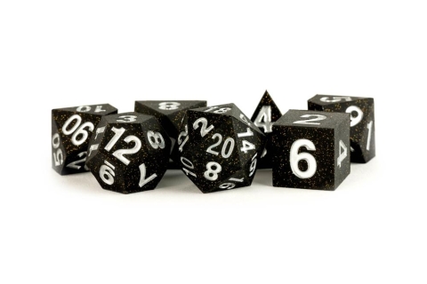 Silicone Rubber Sharp-Edge Dice Set: Gold Scatter cover image