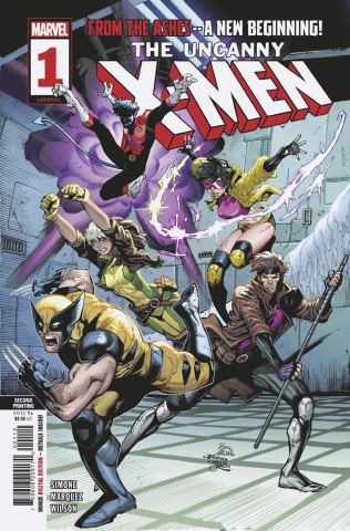 UNCANNY X-MEN #1 RYAN STEGMAN 2ND PRINTING VAR CVR A cover image