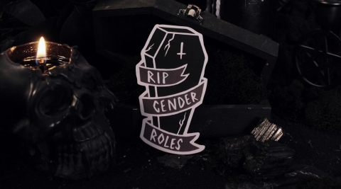 GRRRL Spells Sticker: RIP Gender Roles cover image