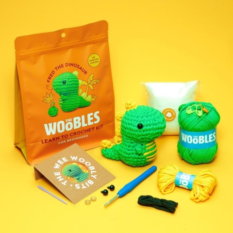 The Woobles - Learn to Crochet Kit for Beginners: Fred the Dinosaur cover image
