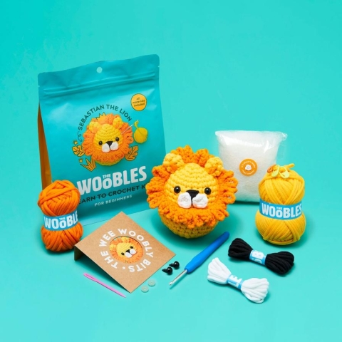 The Woobles - Learn to Crochet Kit for Beginners: Sebastian the Lion cover image