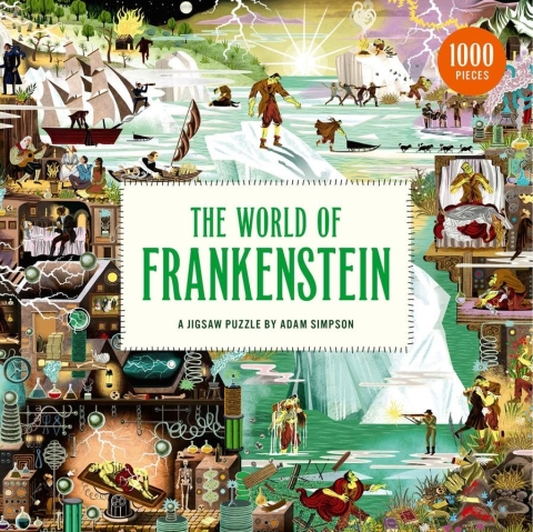 The World of Frankenstein 1000 Piece Puzzle cover image