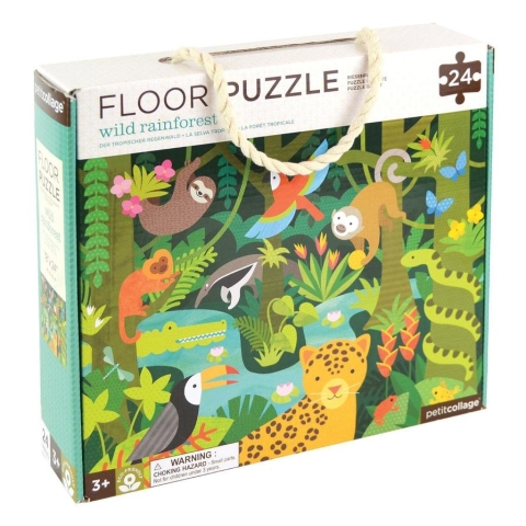 Wild Rainforest 24-Piece Floor Puzzle cover image