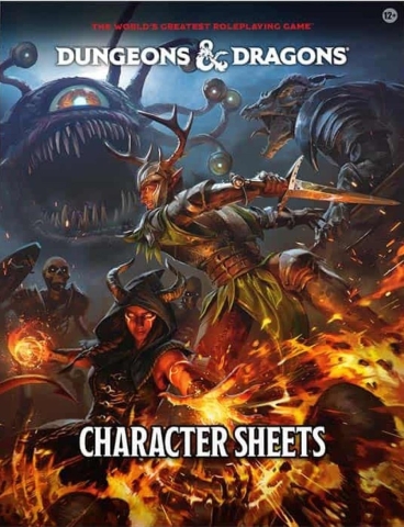 Dungeons & Dragons: Character Sheets 2024 cover image