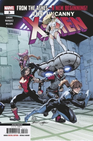 UNCANNY X-MEN #3 RYAN STEGMAN 2ND PRINTING VAR CVR A cover image