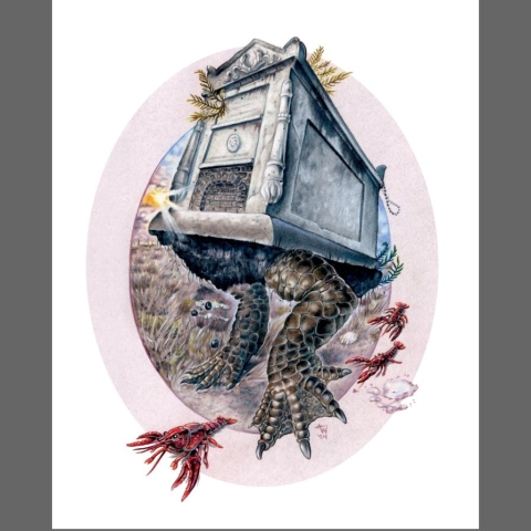 Alexandra Winthrop Art Print 8x10: Cemetery Plodder cover image