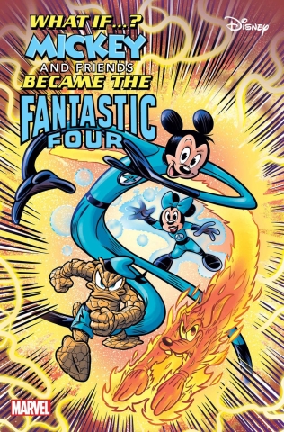 MARVEL AND DISNEY WHAT IF MICKEY AND FRIENDS BECAME THE FANTASTIC FOUR #1 CVR A cover image