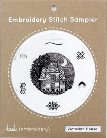 Kiriki Press Embroidery Stitch Sampler: Victorian House cover image