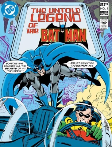 LIMITED EDITION THE UNTOLD LEGEND OF THE BATMAN #1 CVR A JOSE LUIS GARCIA-LOPEZ AND DICK GIORDANO cover image