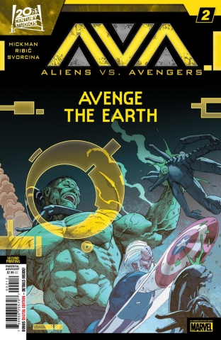 ALIENS VS AVENGERS #2 ESAD RIBIC 2ND PRINTING VAR CVR A cover image