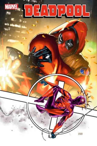 DEADPOOL #11 CVR A—Deadpool Vs. Spider-Man Part 1 cover image