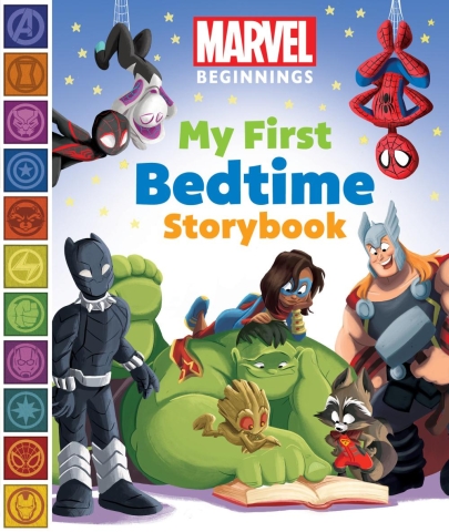 Marvel Beginnings: My First Bedtime Storybook cover image