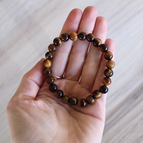 Pebble House Bracelet: 8mm Tiger's Eye cover image