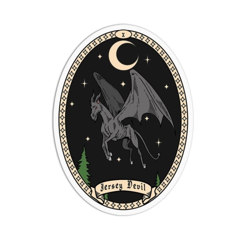 Girls Printing House Sticker: Cryptids—Jersey Devil cover image