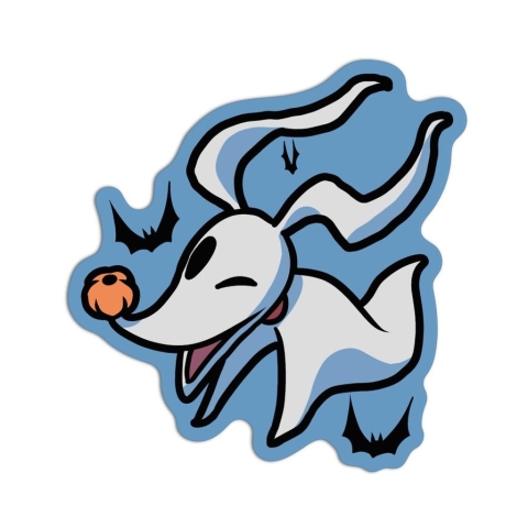 Girls Printing House Sticker: Nightmare Before Christmas—Ghost Dog cover image