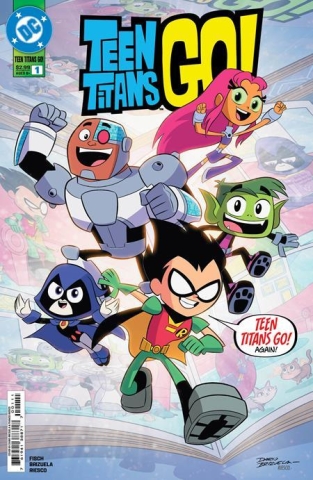 TEEN TITANS GO #1 CVR A DARIO BRIZUELA cover image