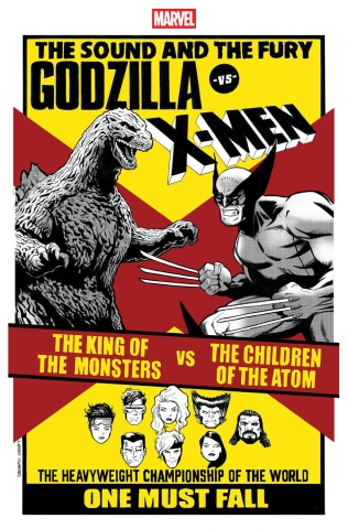 GODZILLA VS X-MEN #1 LEE GARBETT VERSUS VAR CVR D cover image