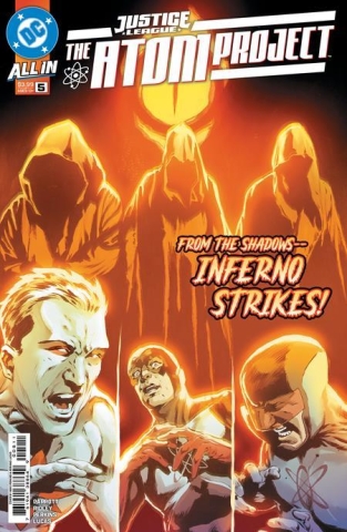 JUSTICE LEAGUE THE ATOM PROJECT #5 CVR A MIKE PERKINS OF 6 cover image