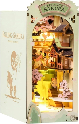 Hands Craft Book Nook Kit: Falling Sakura cover image