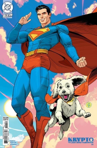 KRYPTO THE LAST DOG OF KRYPTON #1 CVR C JERRY ORDWAY SUPERMAN MOVIE CARD STOCK VAR OF 5 cover image
