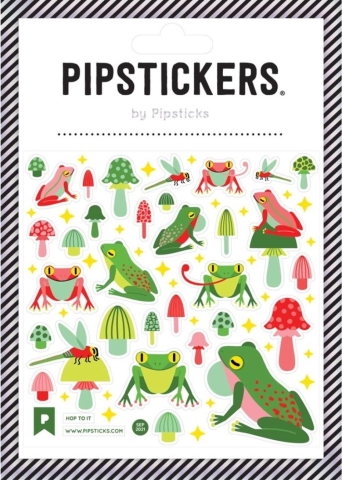 Pipsticks: Hop To It Neon Pink PVC Sticker cover image