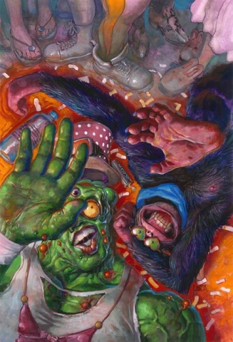 TOXIE TEAM UP #3 (of 5) THE TOXIC AVENGER & ACID CHIMP cover image