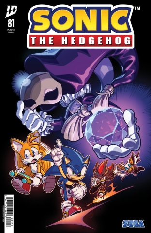 SONIC THE HEDGEHOG #81 cover image