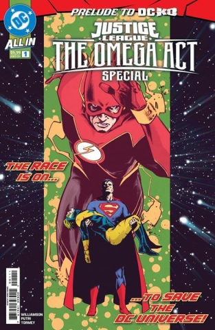 JUSTICE LEAGUE THE OMEGA ACT SPECIAL #1 DC K.O. PRELUDE cover image