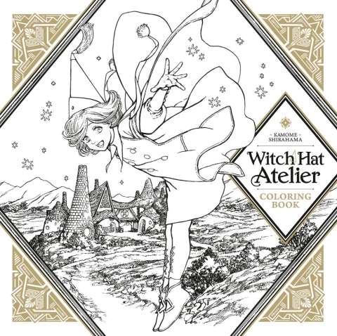 Witch Hat Atelier Coloring Book cover image