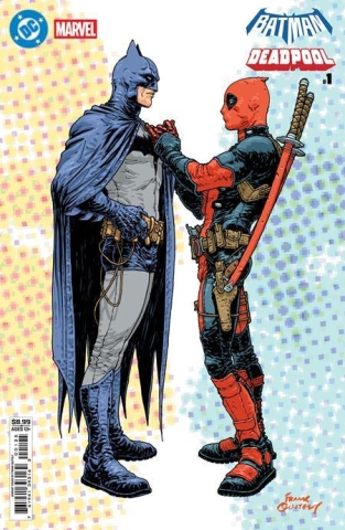 DC MARVEL BATMAN DEADPOOL #1 CVR N FRANK QUITELY BATMAN / DEADPOOL cover image
