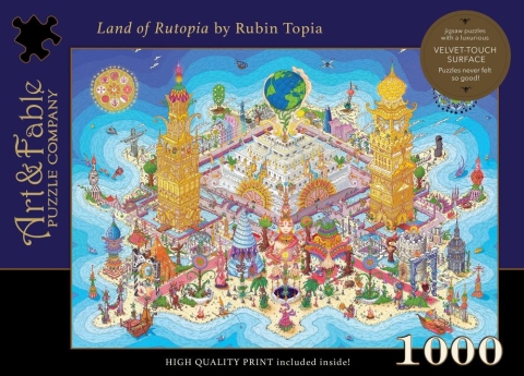 Art & Fable Jigsaw Puzzle: Land of Rutopia (1000 pcs) cover image