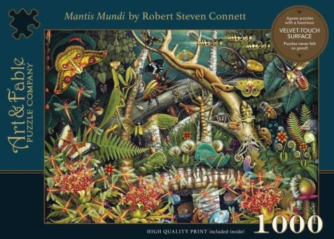 Art & Fable Jigsaw Puzzle: Mantis Mundi (1000 pcs) cover image
