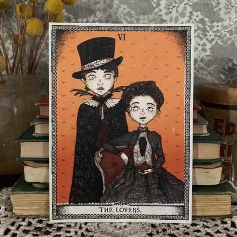 The Orphans of Dudleytown Art Print 5x7: Tarot — The Lovers cover image