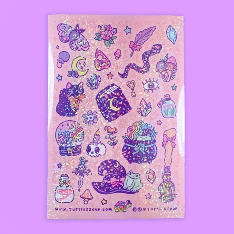 Turtle's Soup Sticker Sheet: Witch cover image
