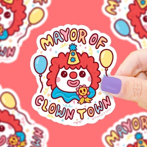 Turtle's Soup Sticker: Mayor of Clown Town cover image