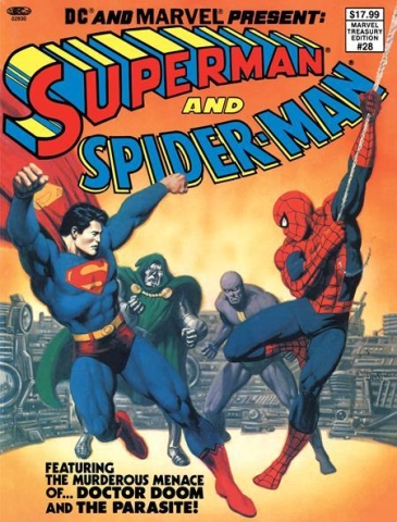 Superman and Spider-Man (1981) Facsimile Edition Cover A (John Romita Sr. & Bob Larkin) cover image