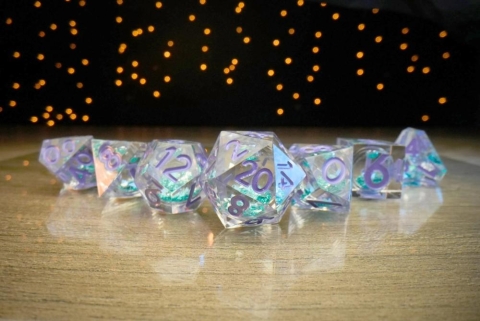 Elixir Dice Set in Metal Tin: Disco Vibes cover image