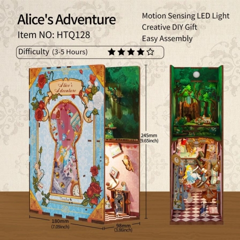 Hands Craft Book Nook Kit: Alice's Adventure cover image