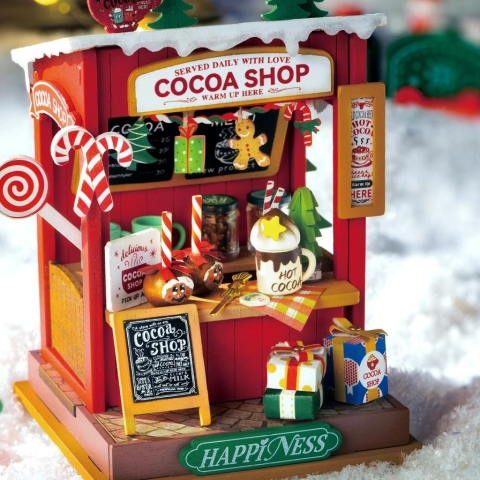 Hands Craft Miniature House Kit: Cocoa Shop cover image