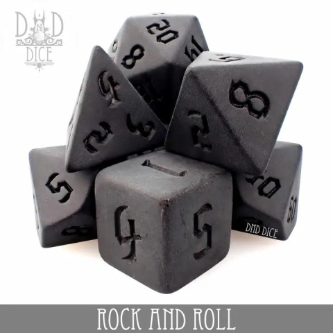 DND Dice: Acrylic 7-Die Set—Rock and Roll cover image