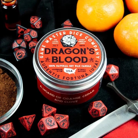 Game Master Dice Gaming Candle: Dragon's Blood (8 oz) cover image