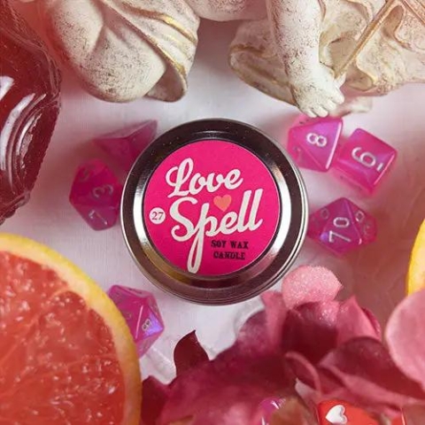 Game Master Dice Gaming Candle: Love Spell (2 oz) cover image
