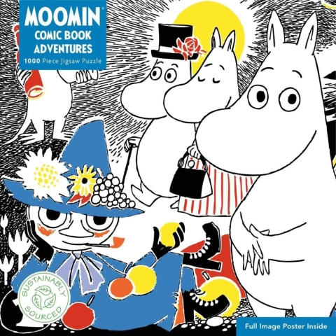 Moomin Comic Book Adventure Jigsaw Puzzle (1000 pcs) cover image