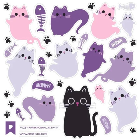 Pipsticks Fuzzy Stickers: Purranormal Activity cover image