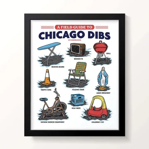 Harebrained! Art Print 8x10: A Field Guide to Chicago Dibs cover image