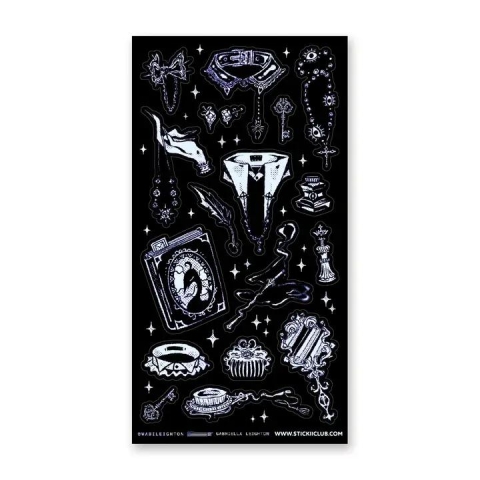 STICKII Sticker Sheet: Gothic Accessories cover image