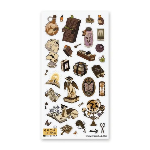 STICKII Sticker Sheet: Library of Secrets cover image