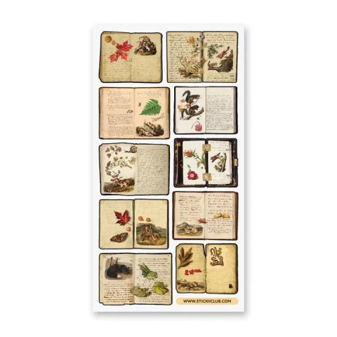 STICKII Sticker Sheet: Woodland Journals cover image
